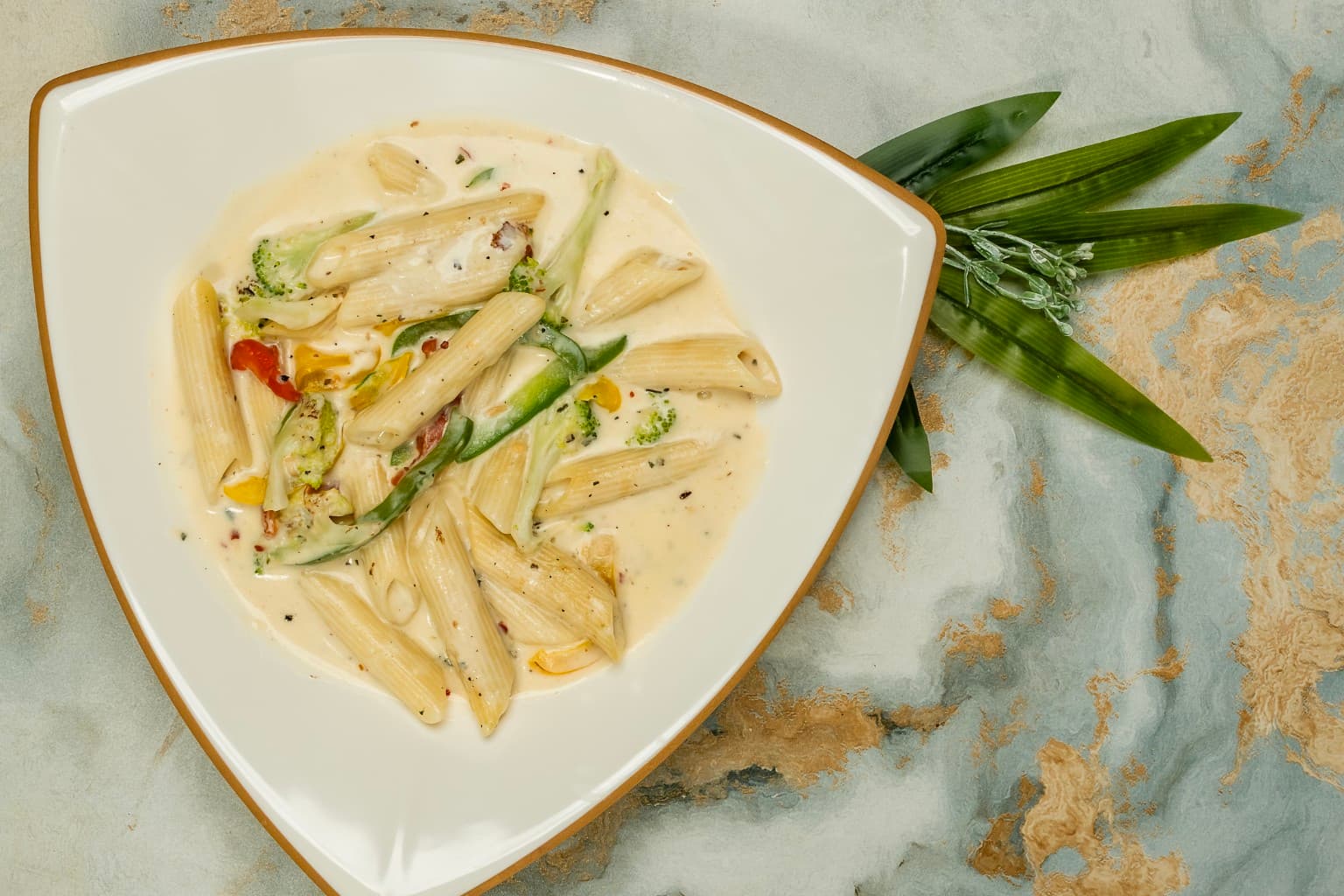 Garden Alfredo Pasta
